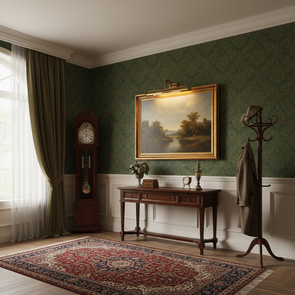 Florentin wandlamp Oudmessing Massief