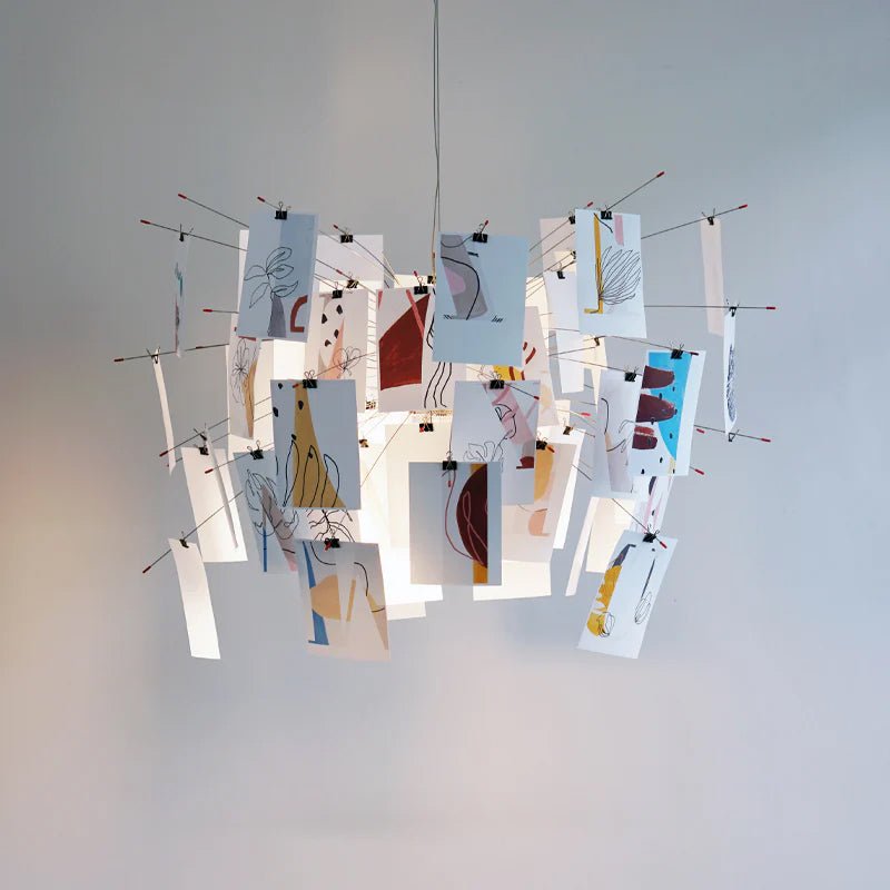 Lunerira kroonluchter papier aanpasbaar creatief