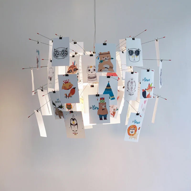 Lunerira kroonluchter papier aanpasbaar creatief