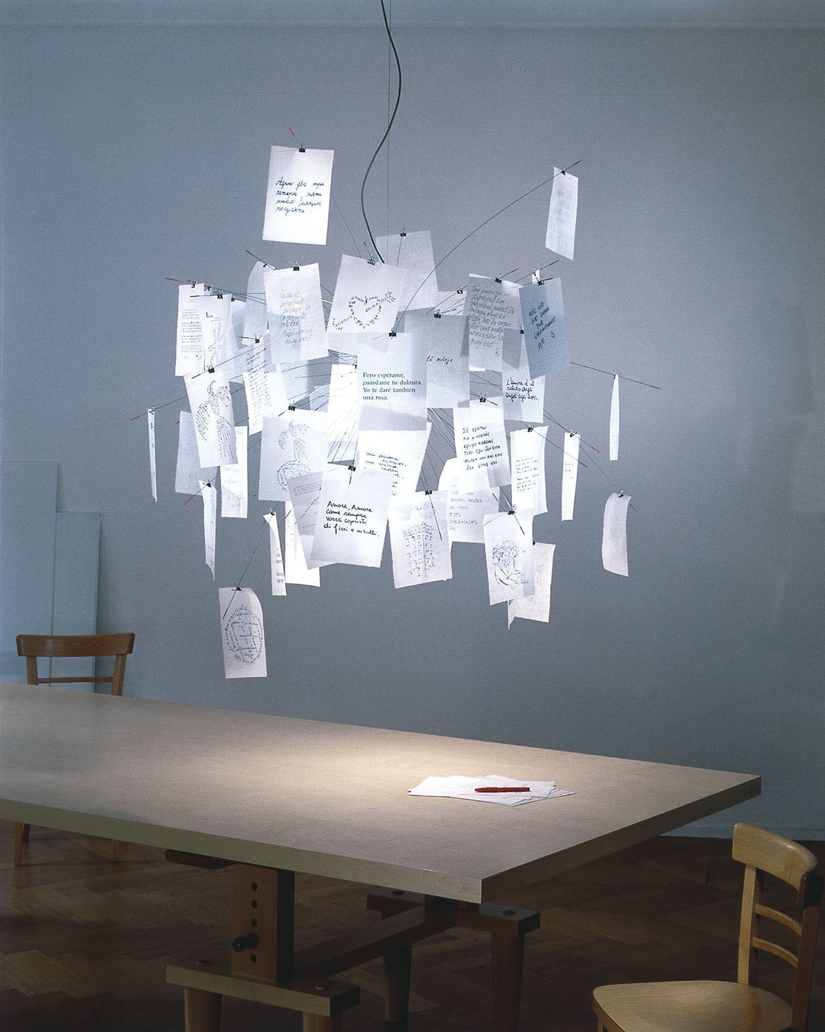 Lunerira kroonluchter papier aanpasbaar creatief