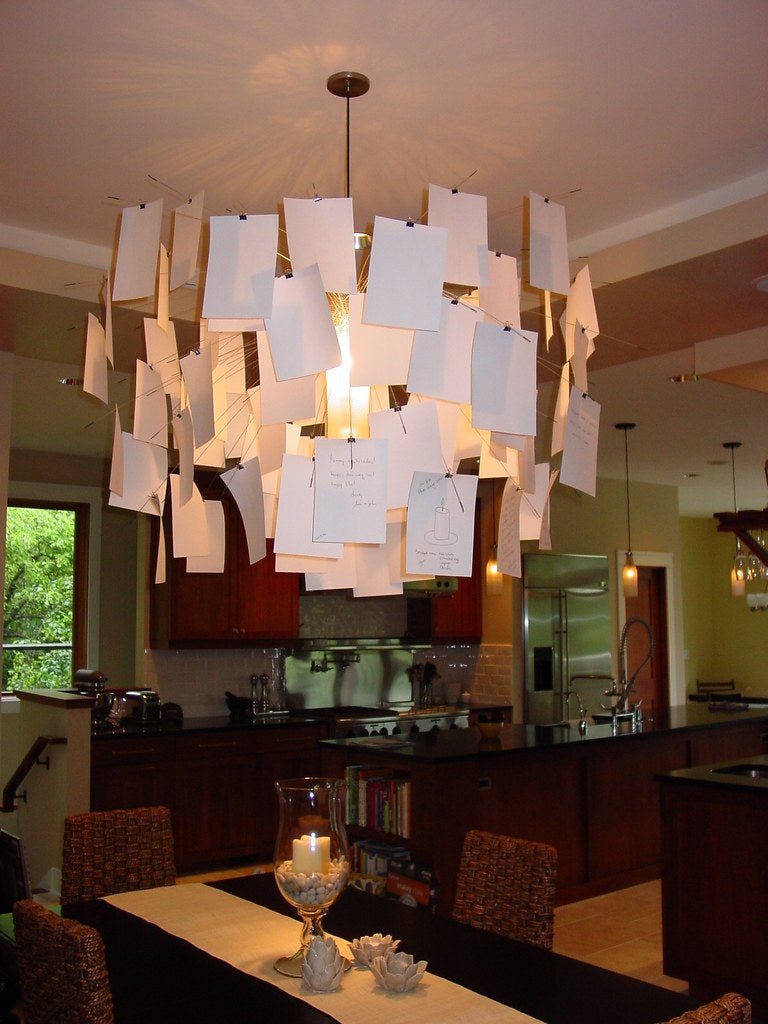 Lunerira kroonluchter papier aanpasbaar creatief