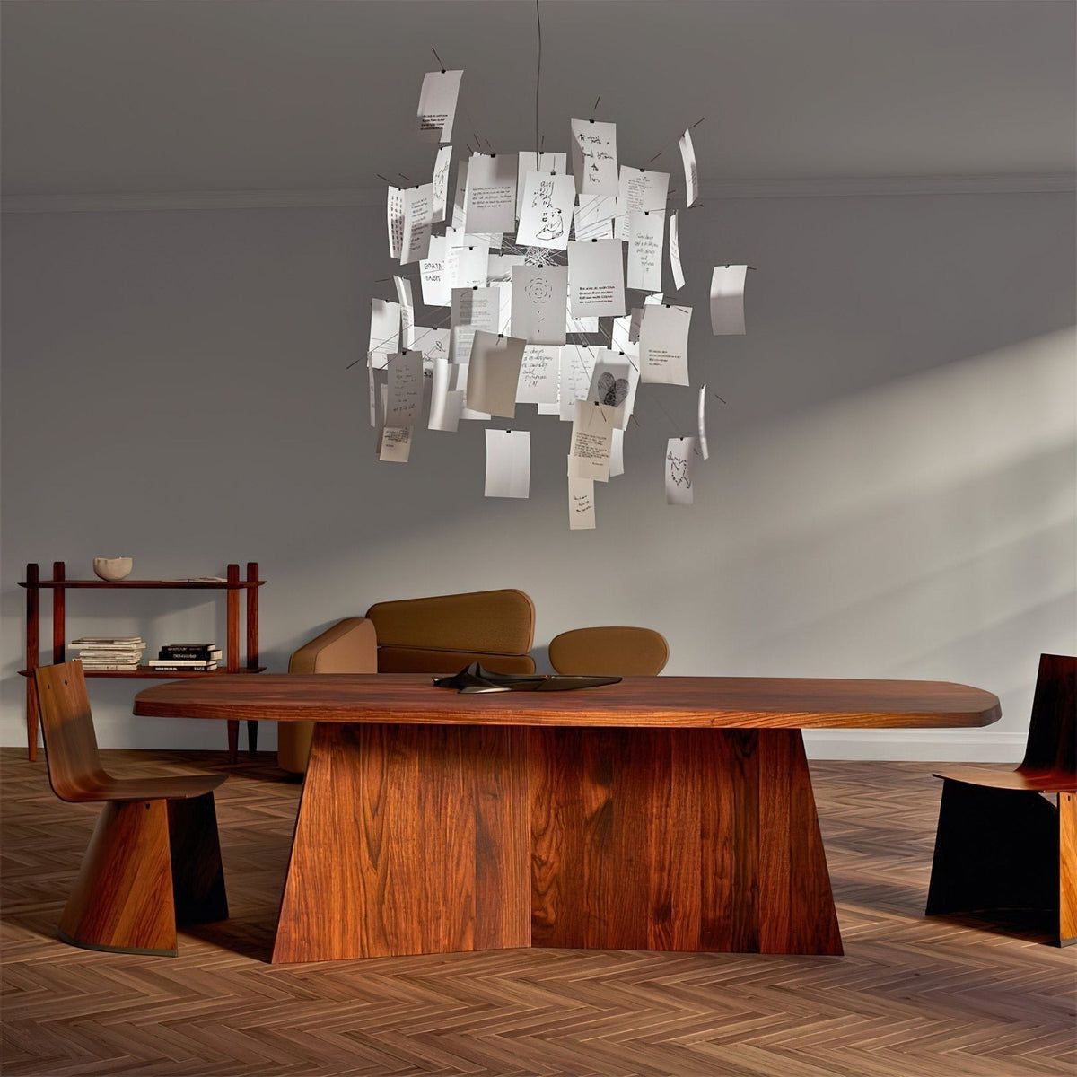Lunerira kroonluchter papier aanpasbaar creatief