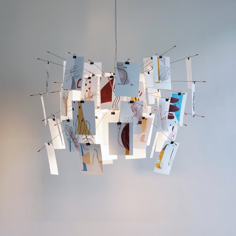 Lunerira kroonluchter papier aanpasbaar creatief
