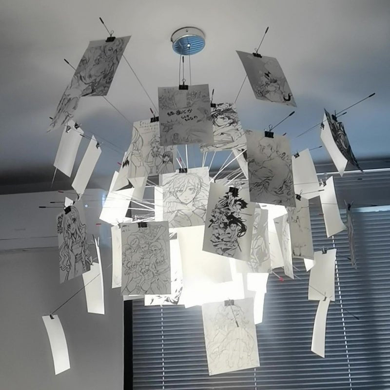 Lunerira kroonluchter papier aanpasbaar creatief