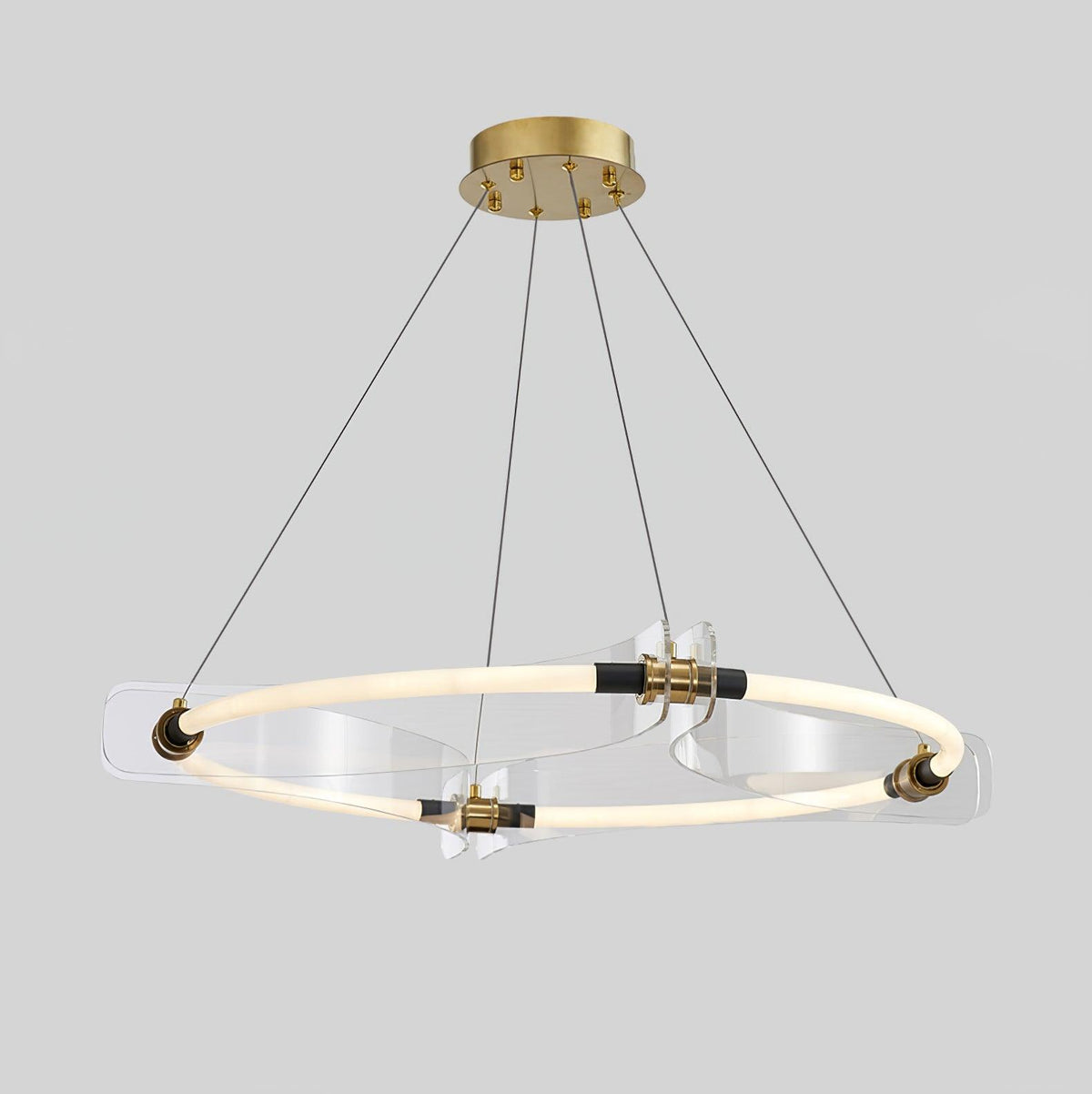 Casanine Kroonluchter Acryl Goud Eetkamer