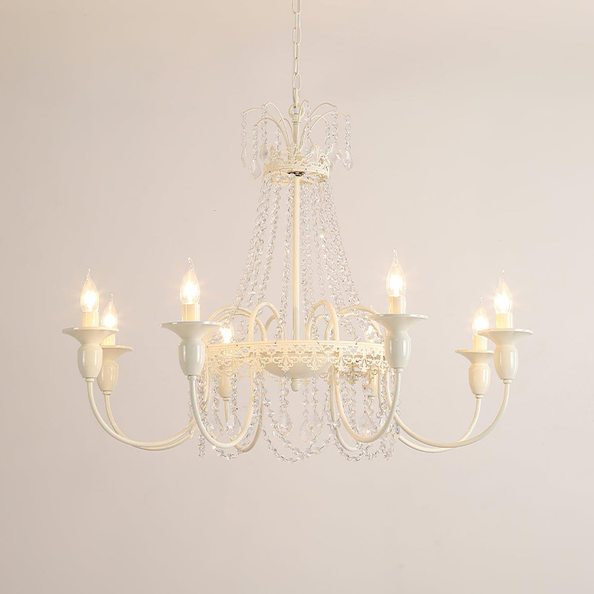 Elyalaria Kroonluchter Kristallen Tassel