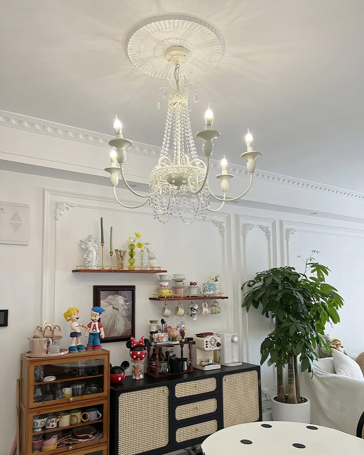 Elyalaria Kroonluchter Kristallen Tassel