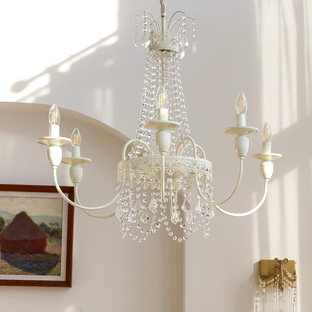 Elyalaria Kroonluchter Kristallen Tassel