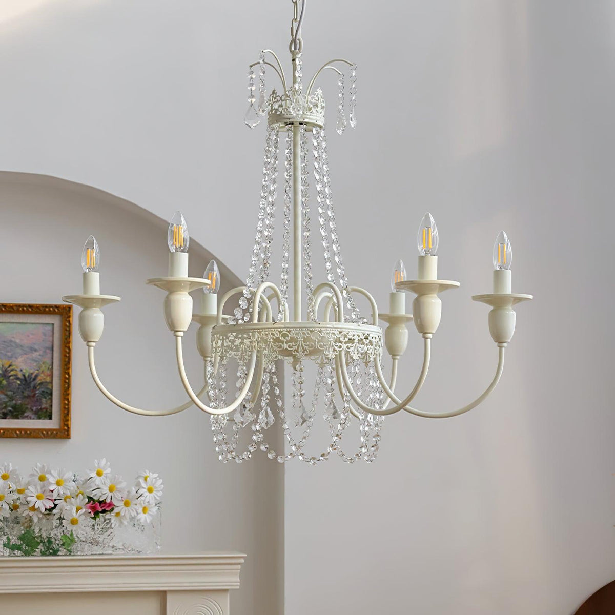 Elyalaria Kroonluchter Kristallen Tassel