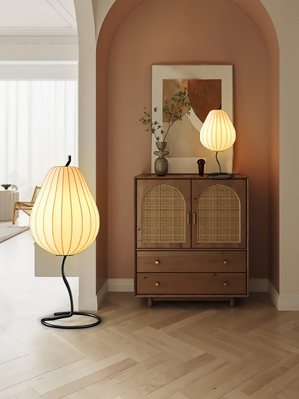 Calerielle minimalistisch Pear vloerlamp
