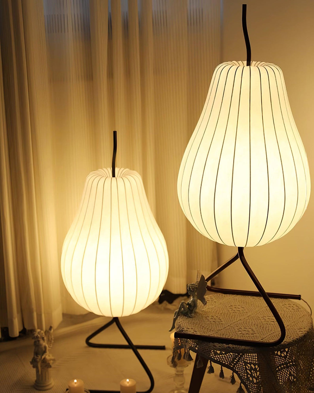 Calerielle minimalistisch Pear vloerlamp