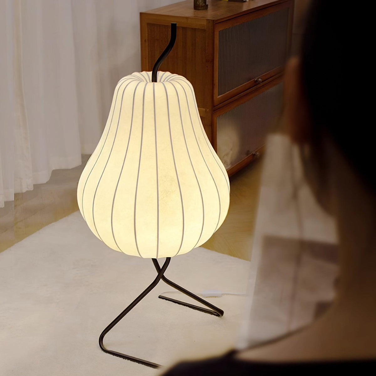 Calerielle minimalistisch Pear vloerlamp