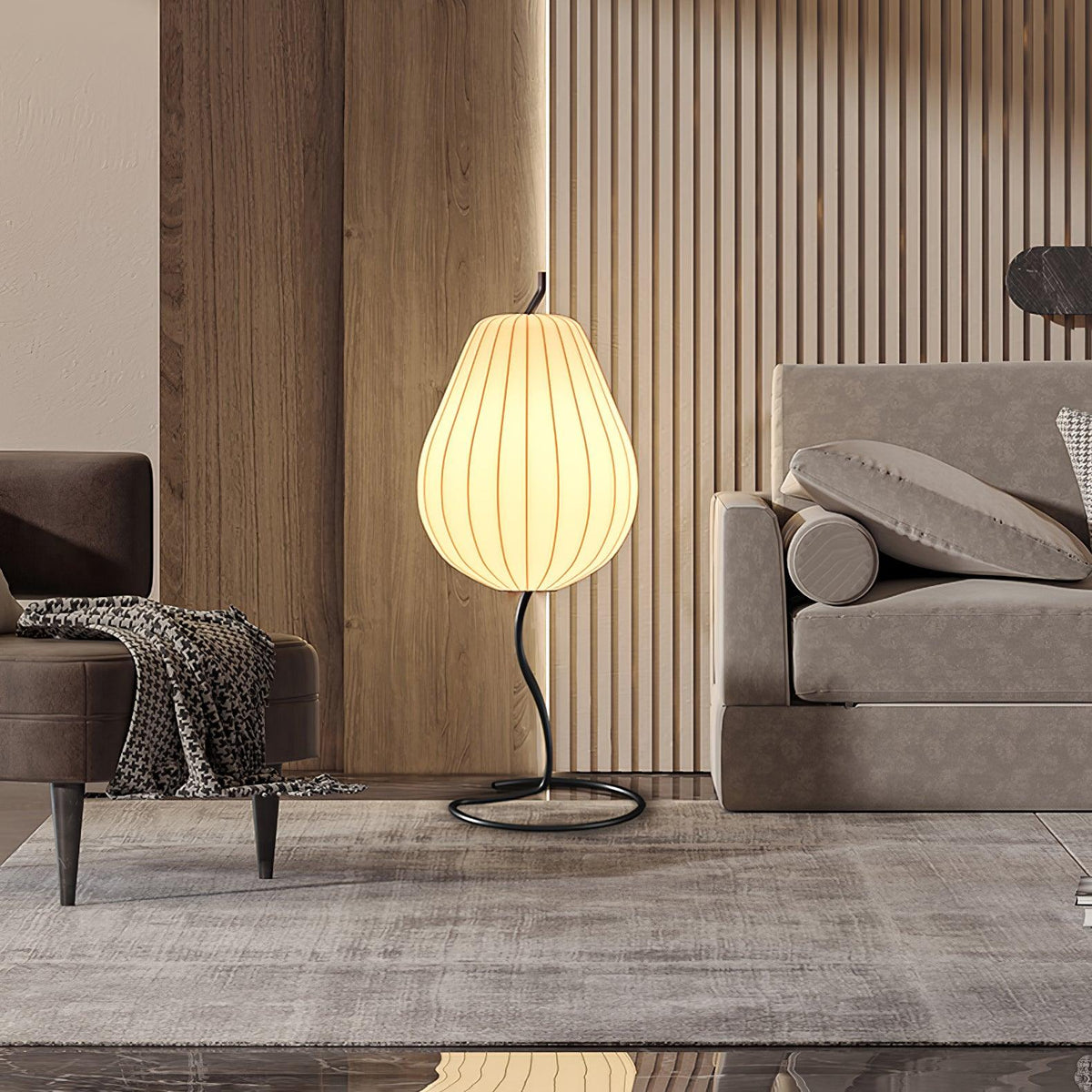 Calerielle minimalistisch Pear vloerlamp