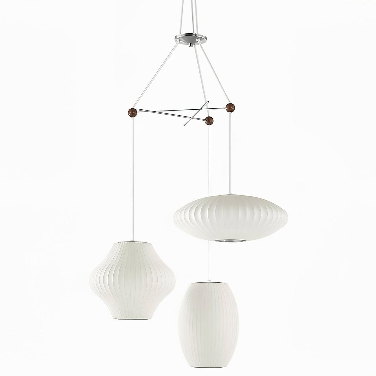 Fisoren Moderne hanglamp van zijde
