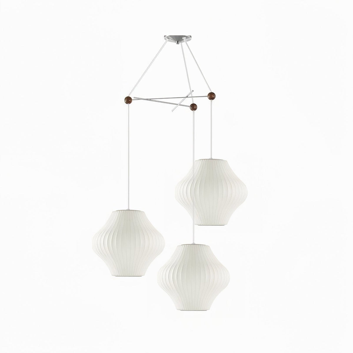 Fisoren Moderne hanglamp van zijde