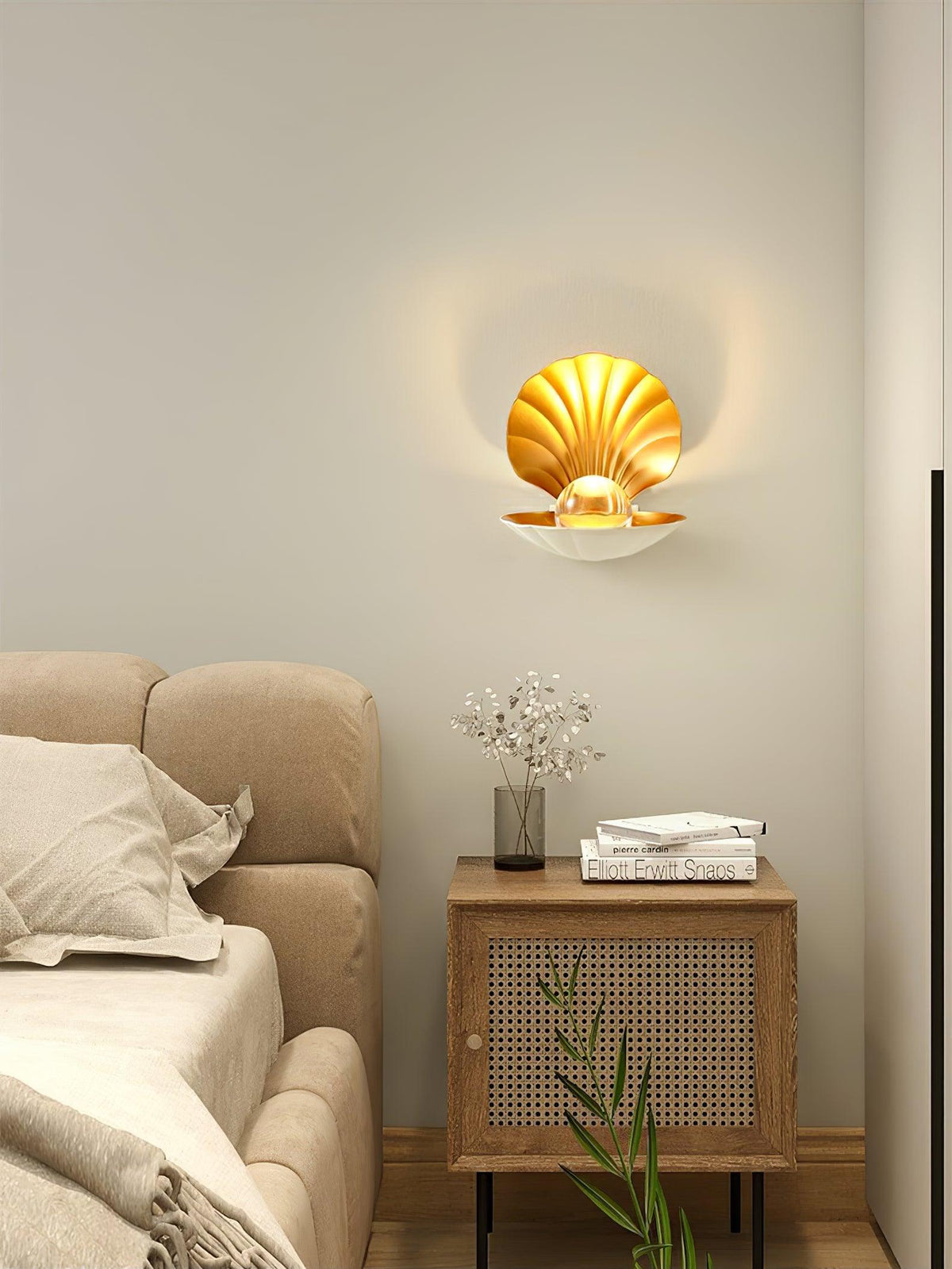 Lumieria wandlamp Pearl Clam