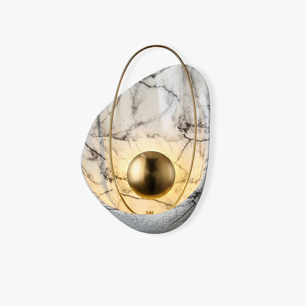 Vethaora Premium Noordse kunst Pearl hars wandlamp