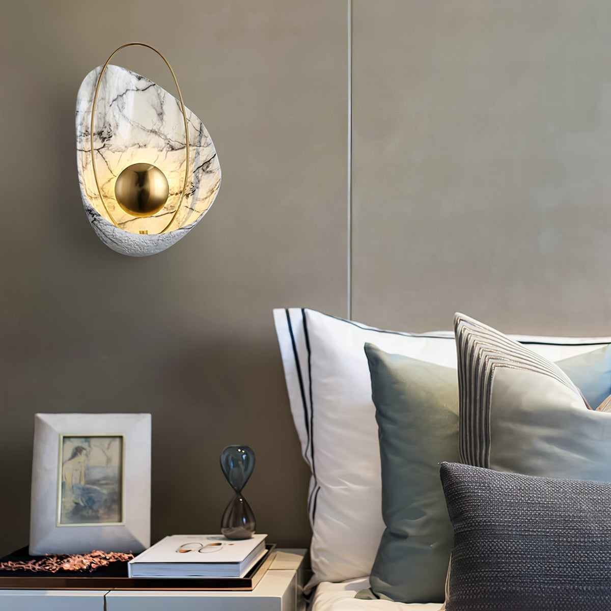 Vethaora Premium Noordse kunst Pearl hars wandlamp