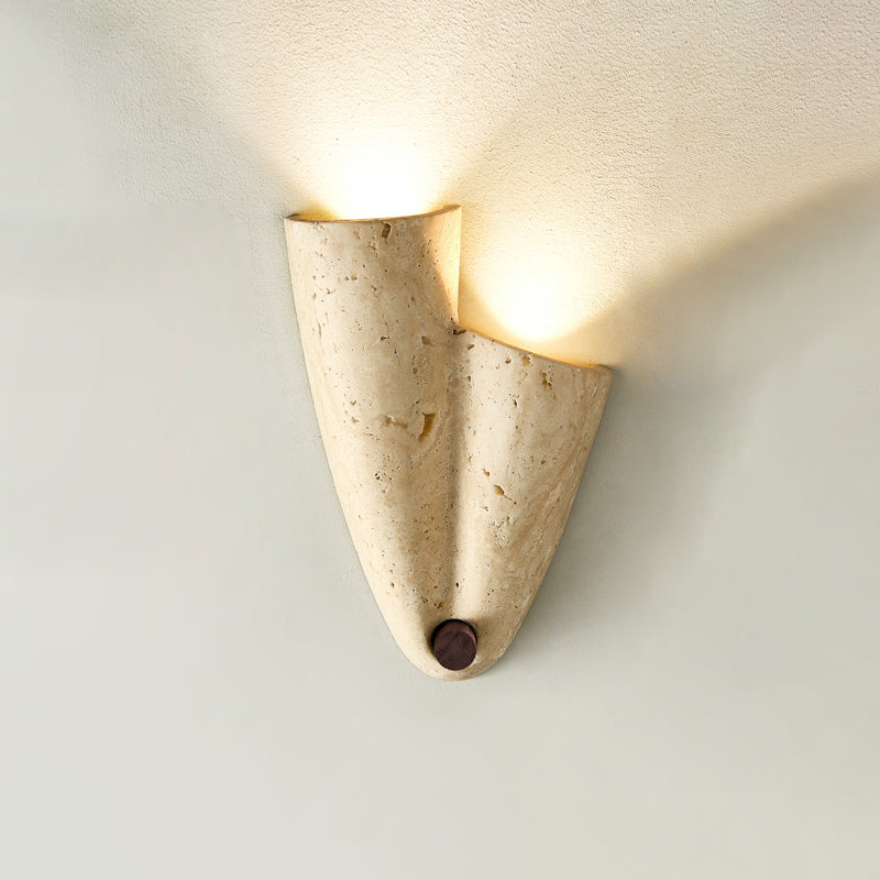 Seralaya travertin wandlamp