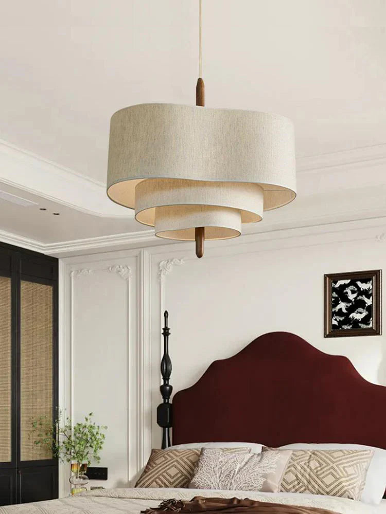 Renée Modern Kiezelsteen Stof Hanglampen Slaapkamer Eetkamer