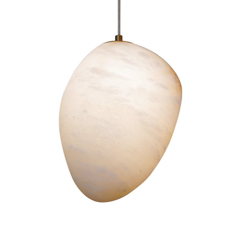 Nivisaya kiezelvormige albasten hanglamp