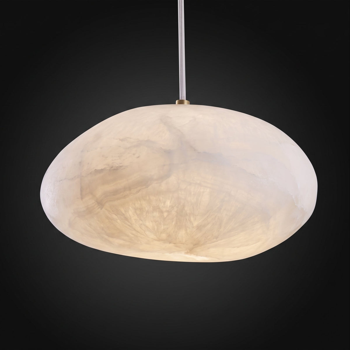Nivisaya kiezelvormige albasten hanglamp