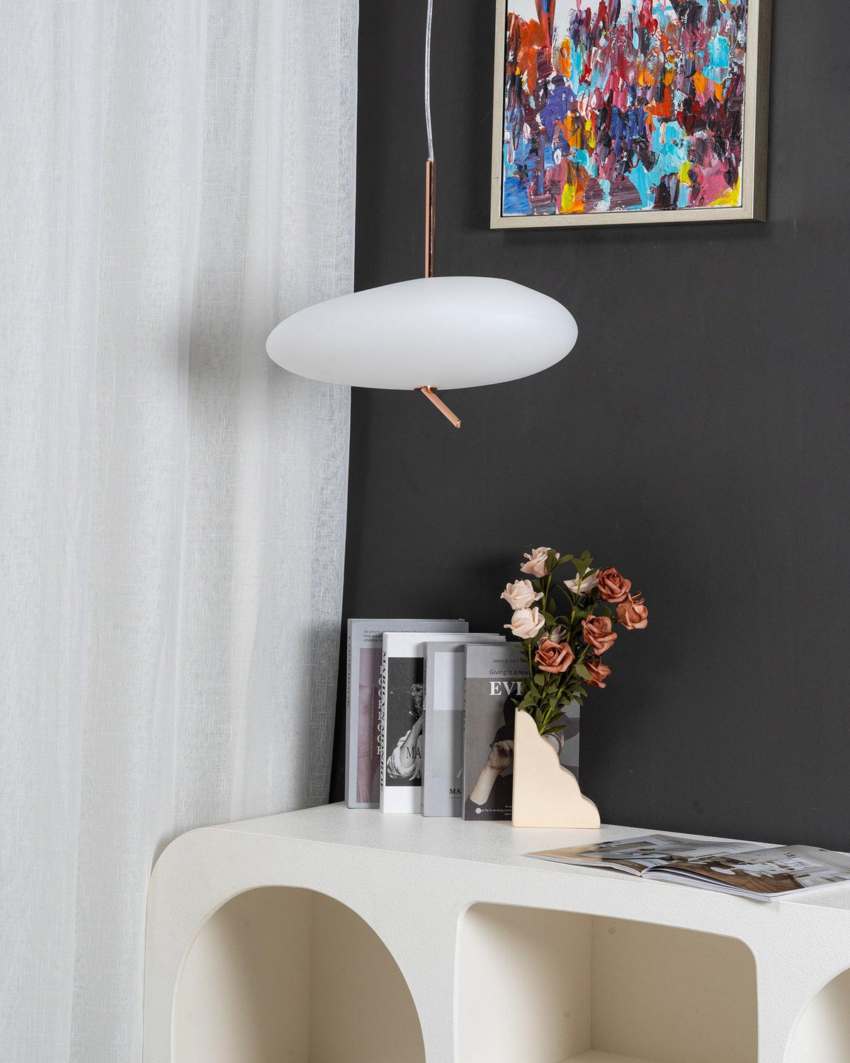 Velarena Moderne hanglamp van glas