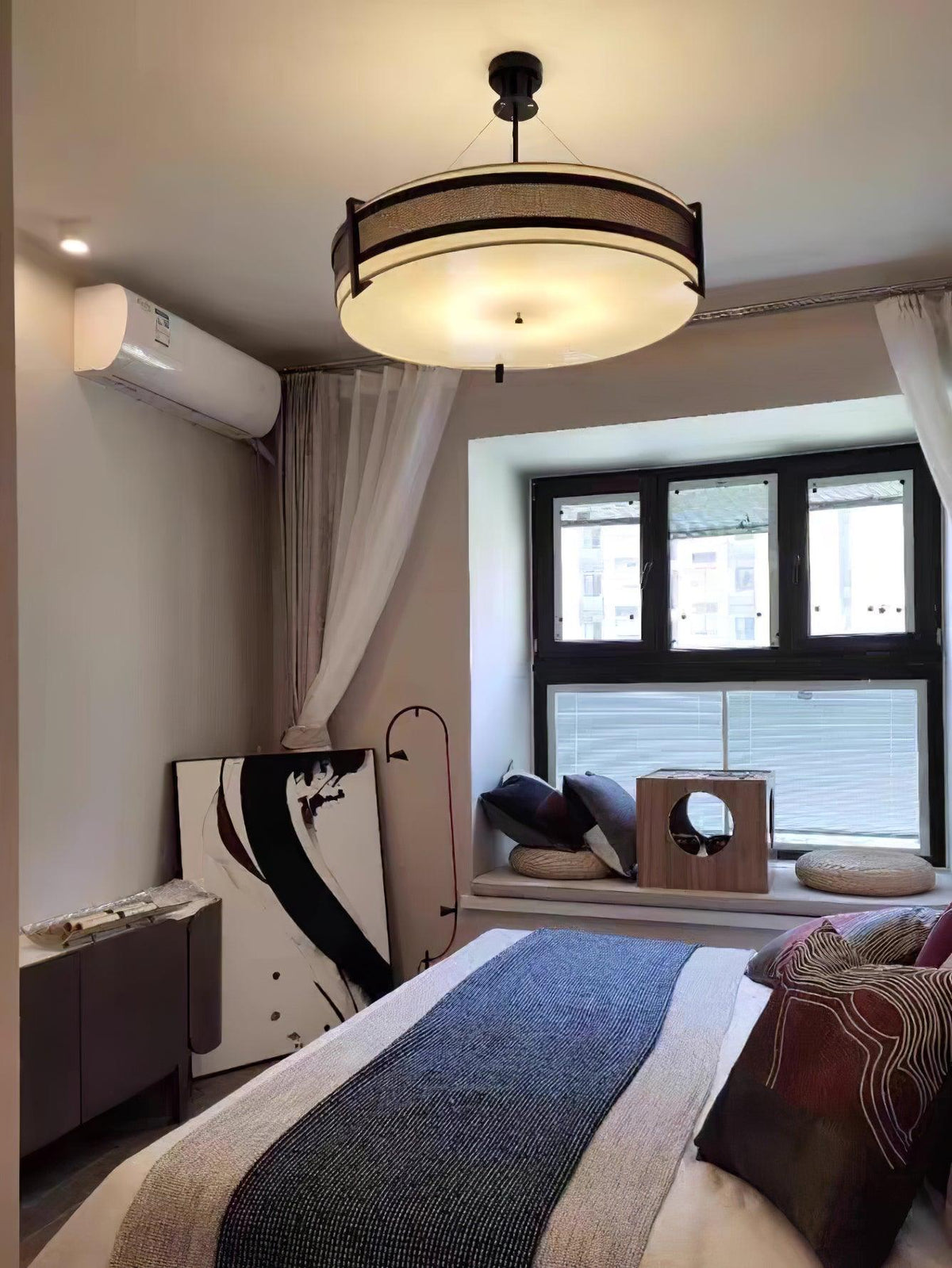 Rivanora Kroonluchter Pedesina Zwart Mesh LED
