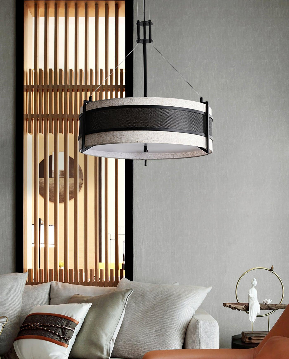 Rivanora Kroonluchter Pedesina Zwart Mesh LED
