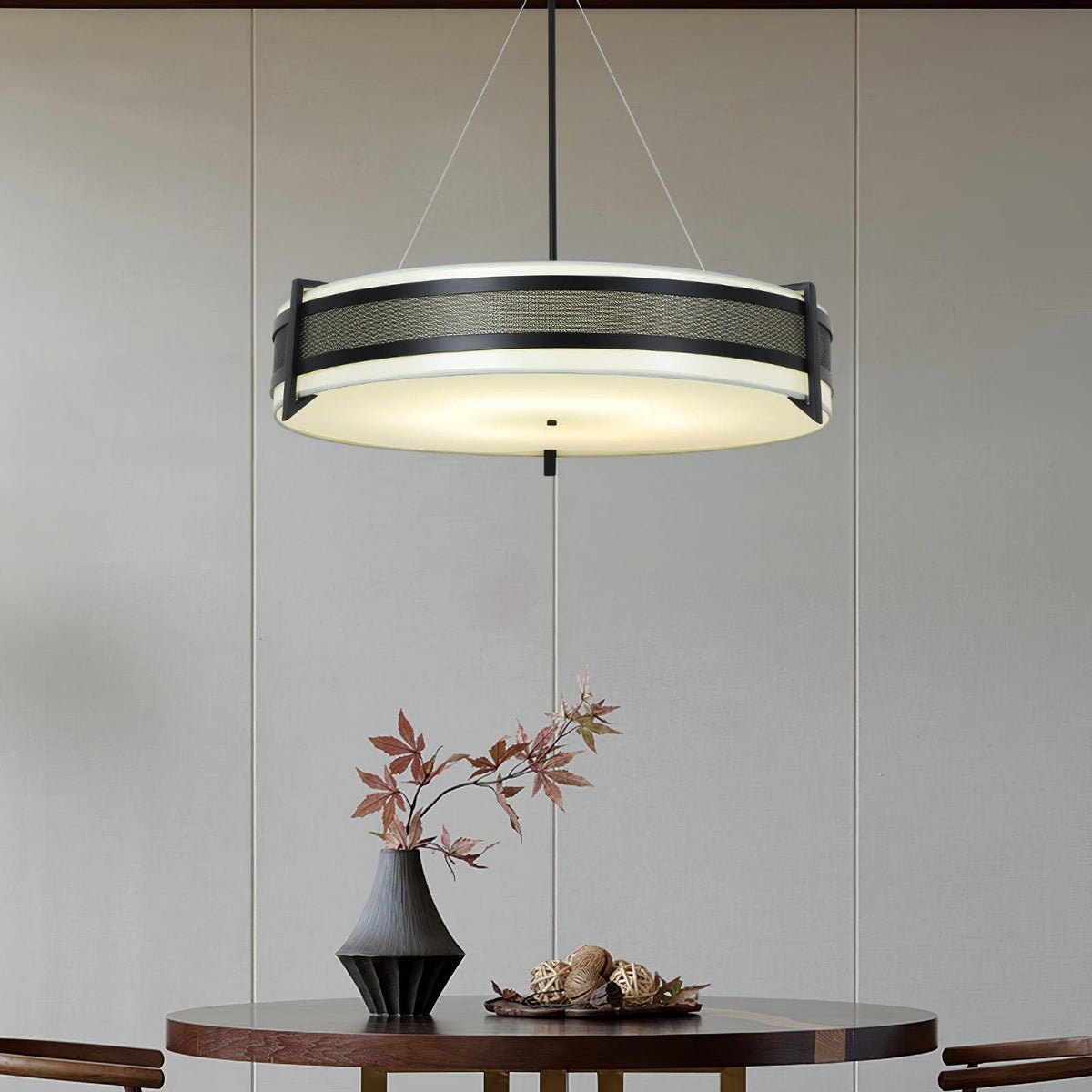 Rivanora Kroonluchter Pedesina Zwart Mesh LED