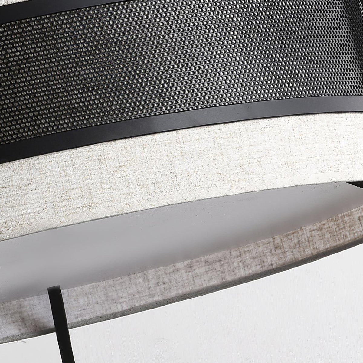 Rivanora Kroonluchter Pedesina Zwart Mesh LED
