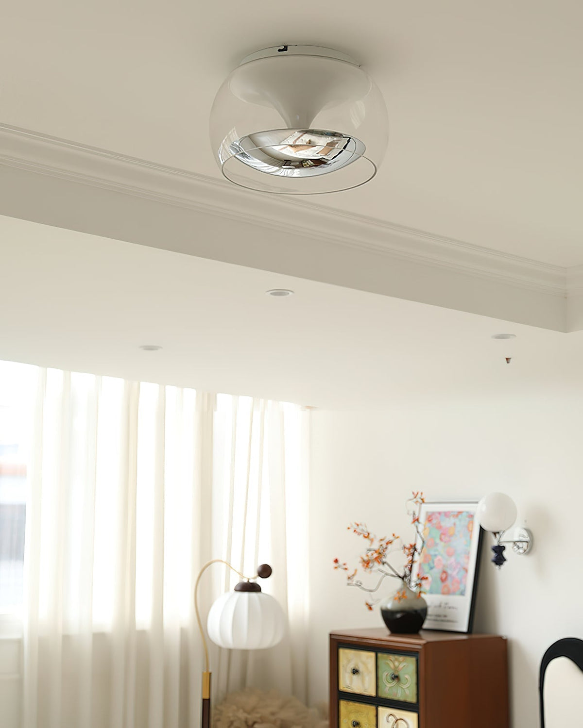 Eshair Noordse kunst pendulum plafondlamp van glas
