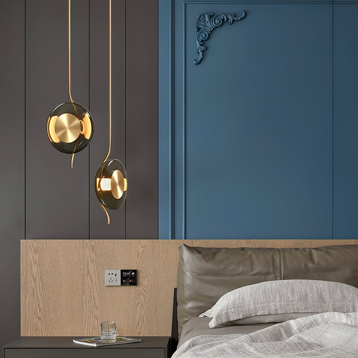 Umirus moderne minimalistische hanglamp van glas