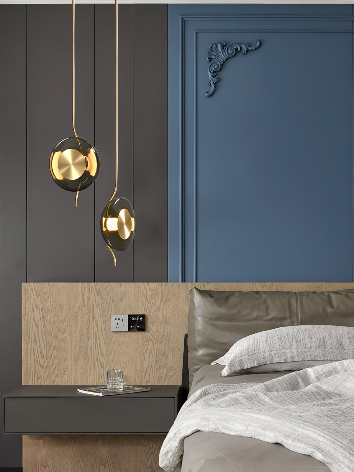 Umirus moderne minimalistische hanglamp van glas