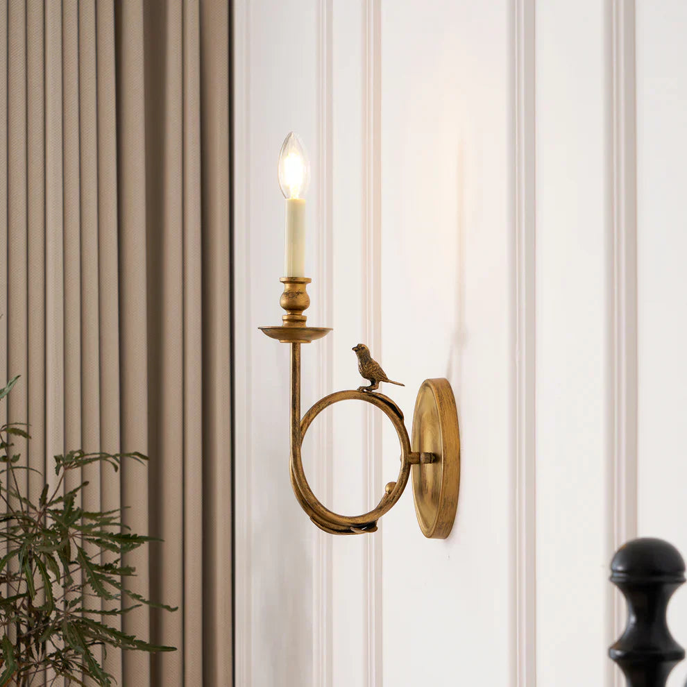 Alessio Vintage Paleis Kaars Wandlamp Armatuur Slaapkamer Hal