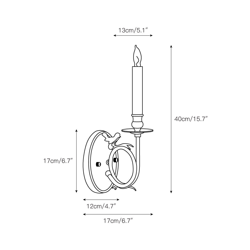 Viraearia wandlamp