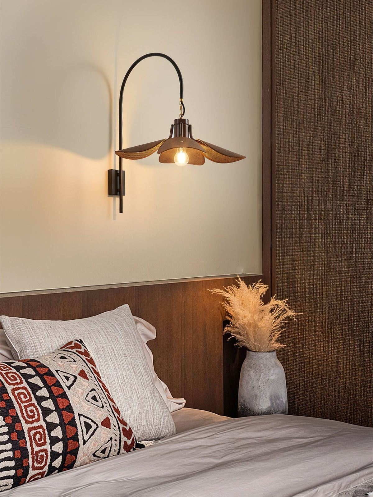Visilis Premium Noordse kunst Bloemblaad wandlamp