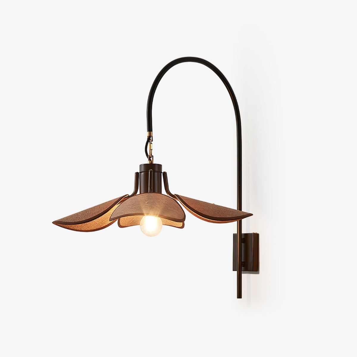 Visilis Premium Noordse kunst Bloemblaad wandlamp