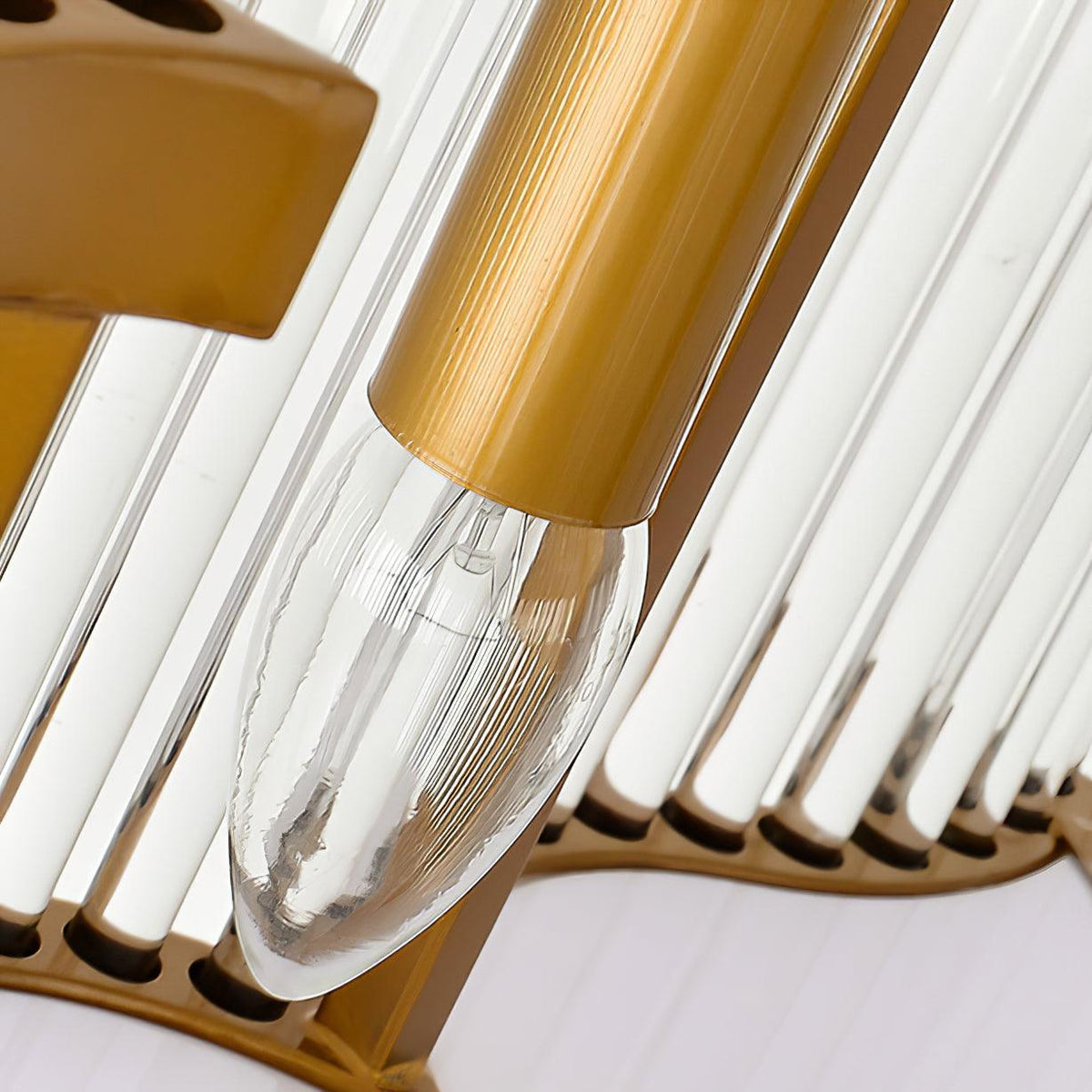Eirelaine Kroonluchter Goud Zwart glas