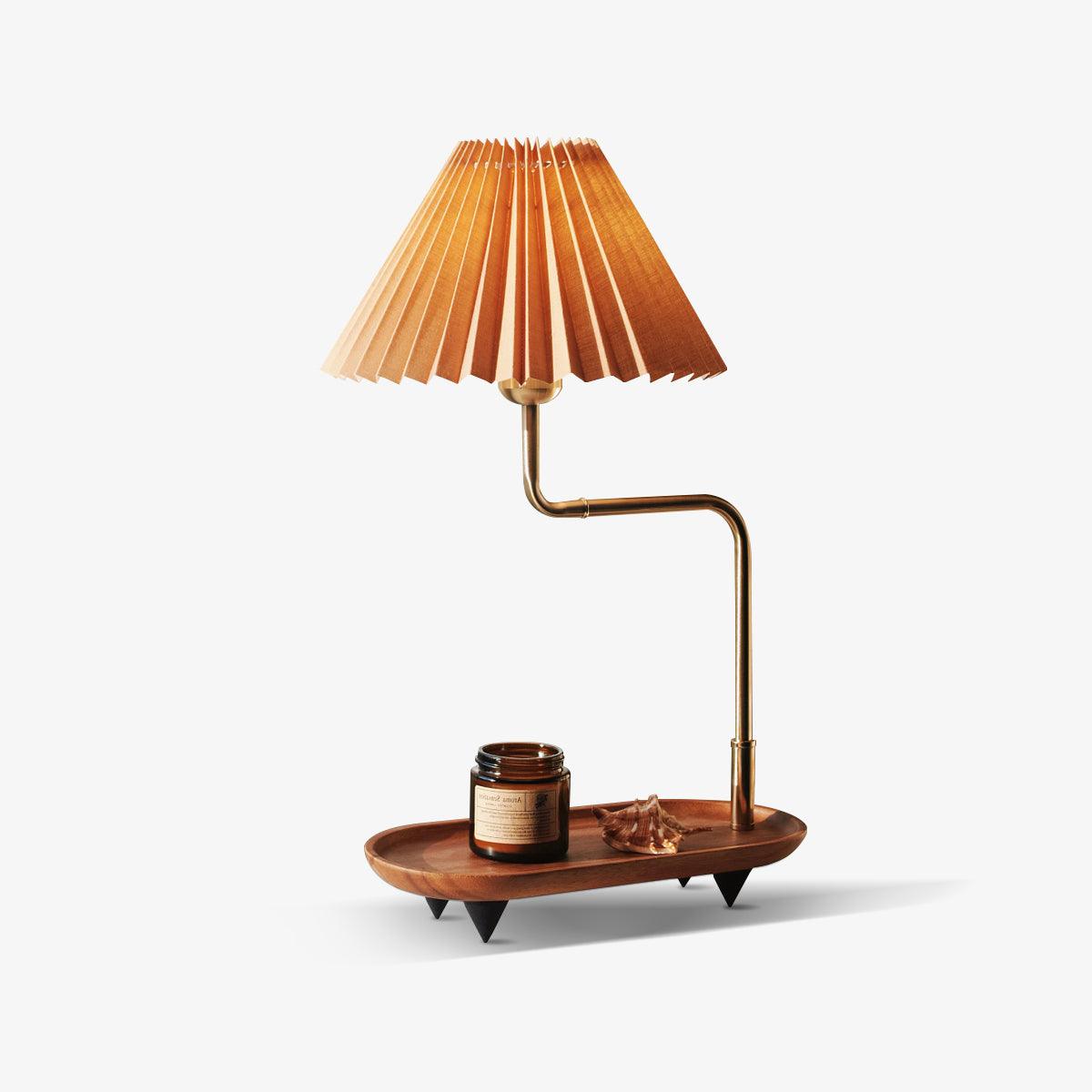 Rinenina Houten Stoffen Vintage tafellamp