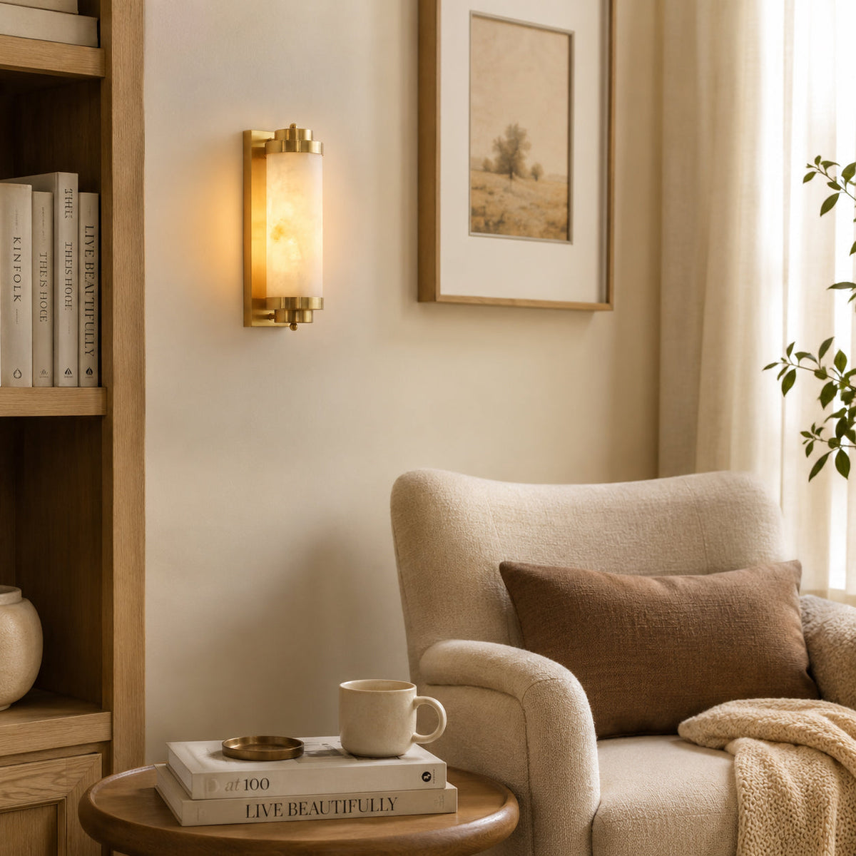 Veluella wandlamp