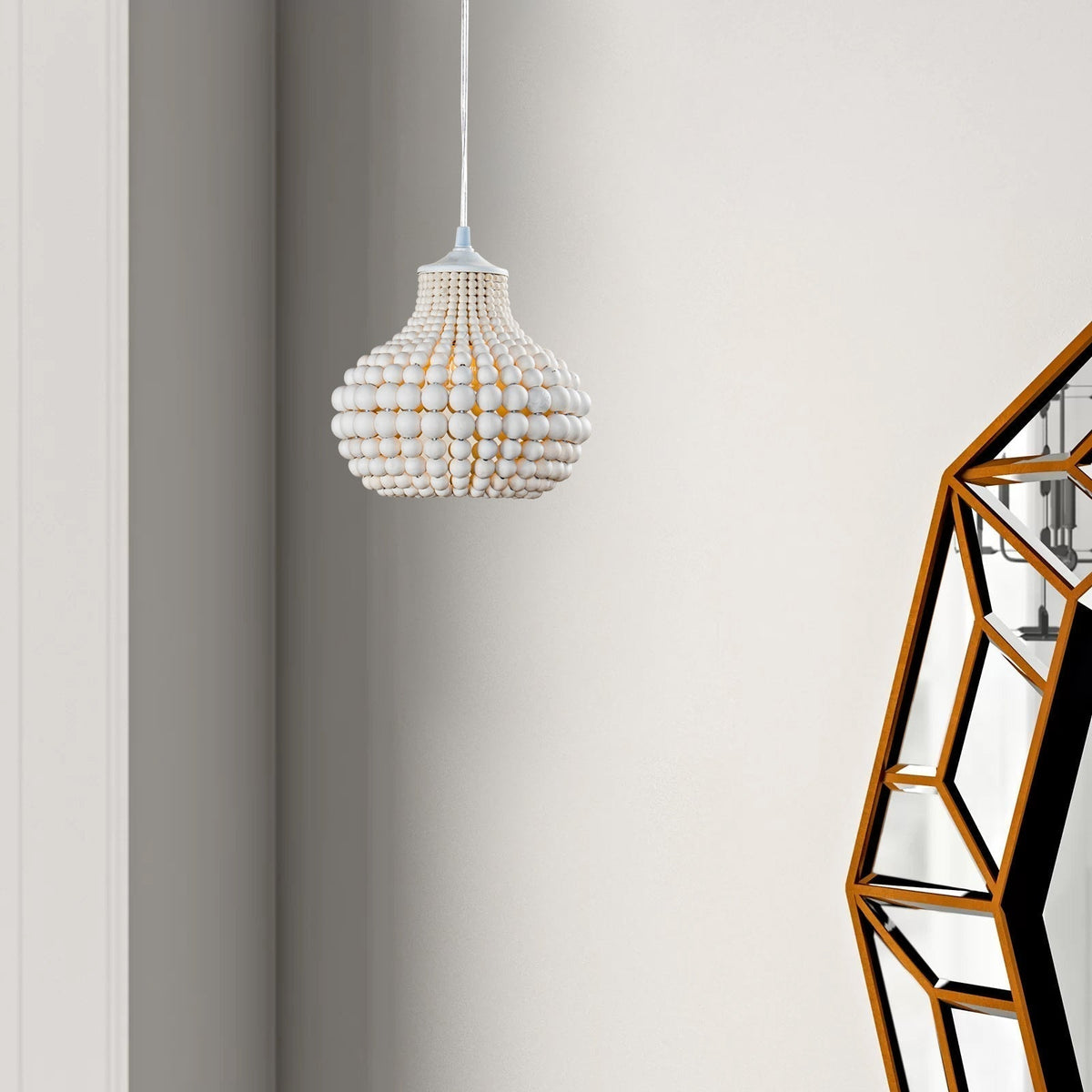 Avenelette hanglamp met kralen
