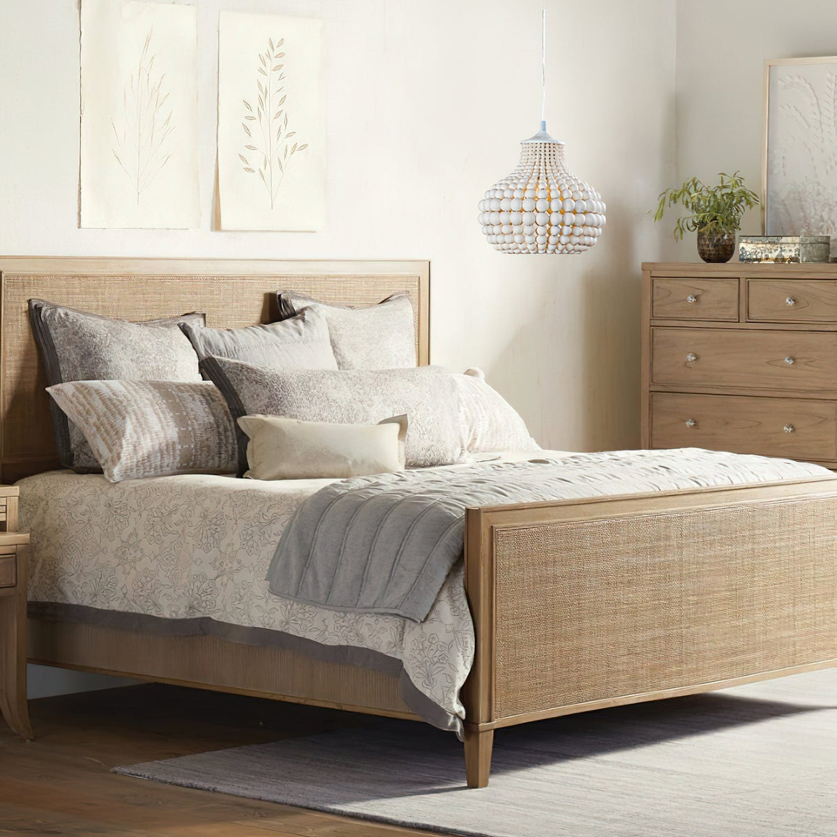 Avenelette hanglamp met kralen