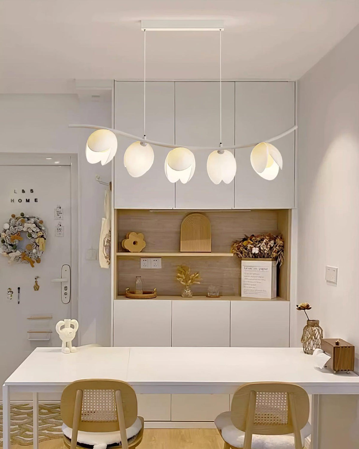 Pistachio elegantie Noordse kunst hanglamp