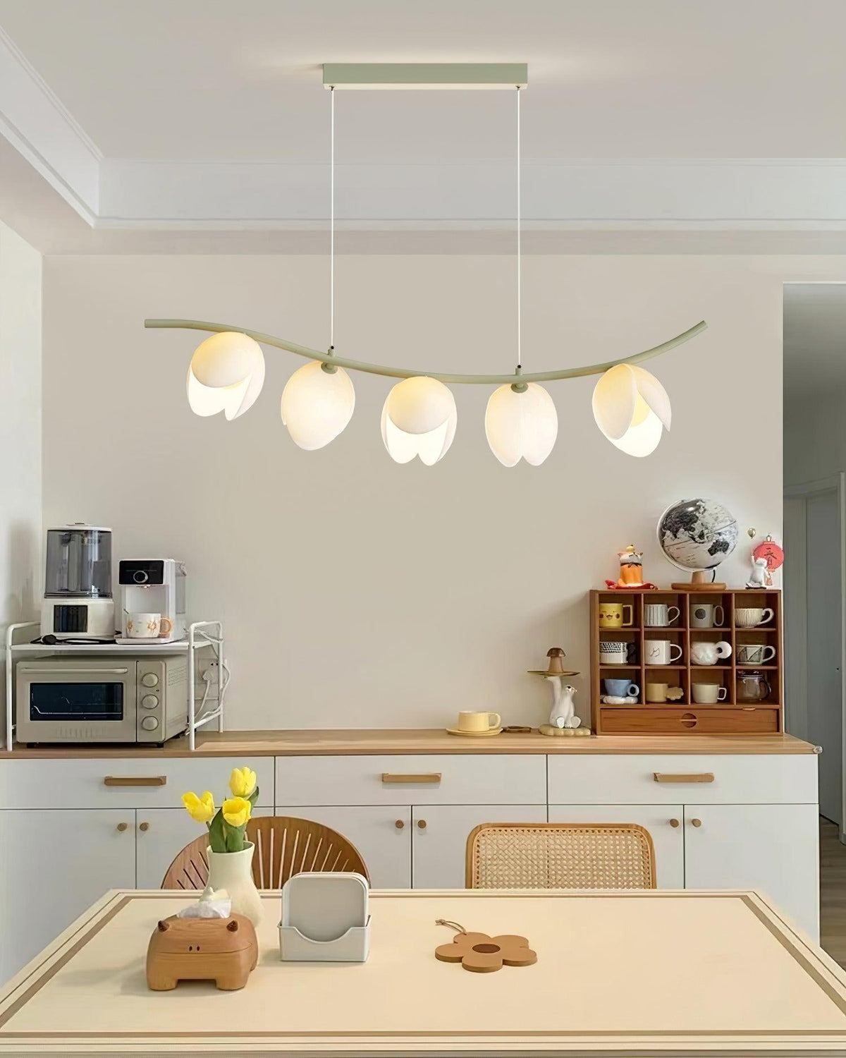Pistachio elegantie Noordse kunst hanglamp