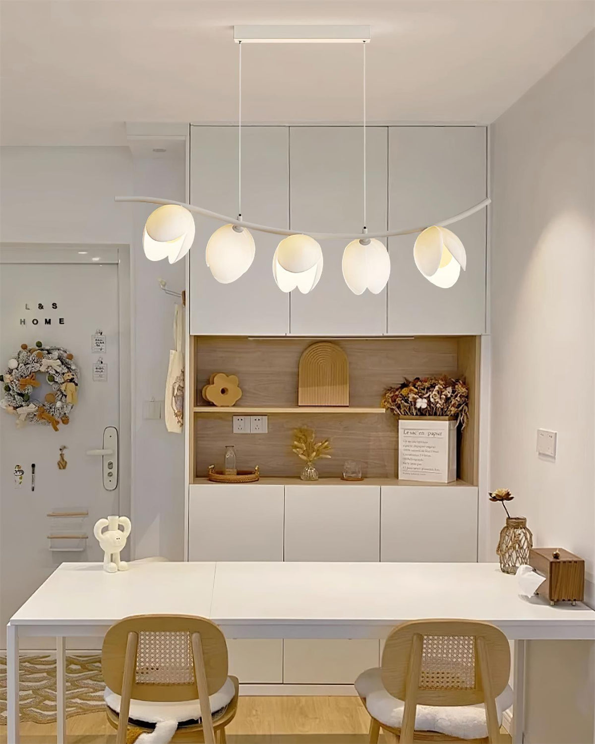 Pistachio elegantie Noordse kunst hanglamp