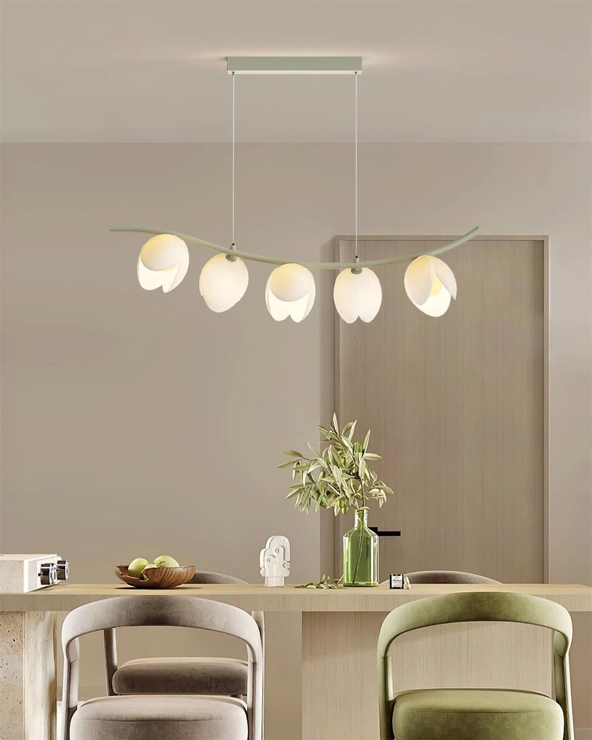 Pistachio elegantie Noordse kunst hanglamp
