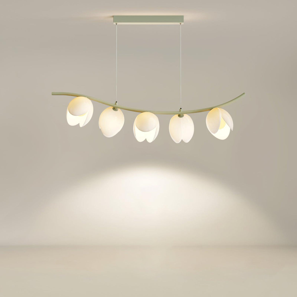 Pistachio elegantie Noordse kunst hanglamp