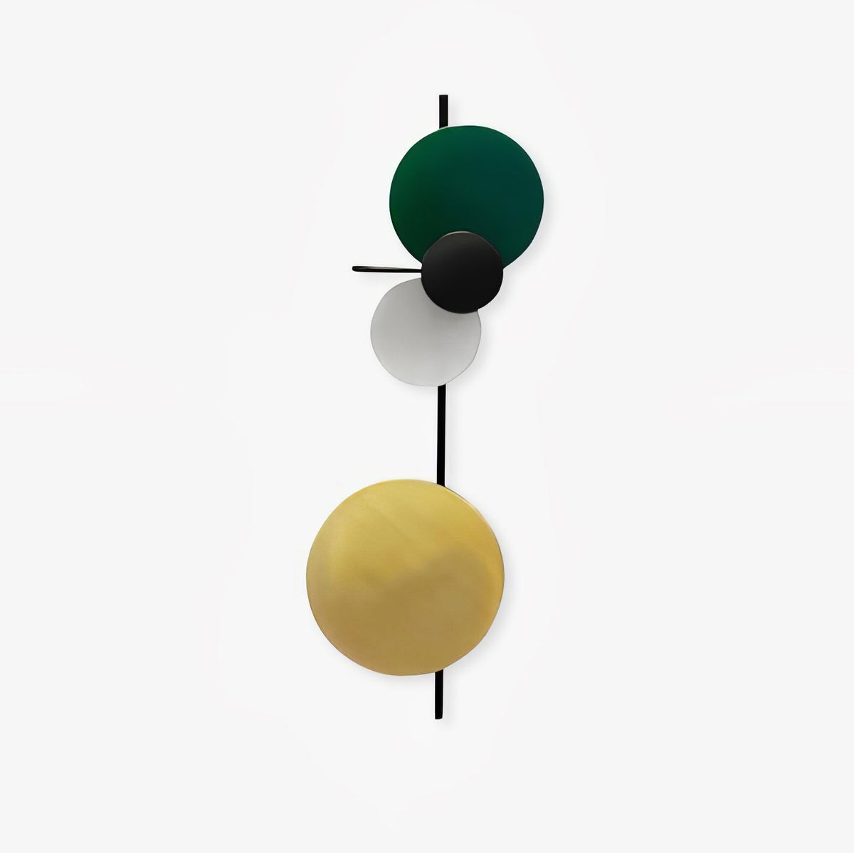 Mirq wandlamp met Magnetische Schijven Kunstzinnig