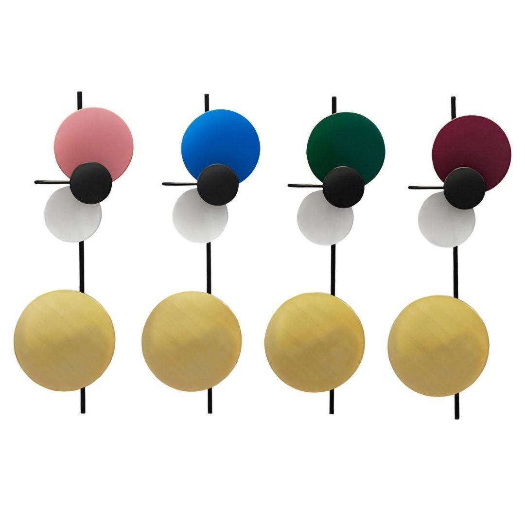 Mirq wandlamp met Magnetische Schijven Kunstzinnig
